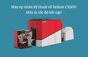 Xeikon CX300 digital label laminator - Unexpected speed printer