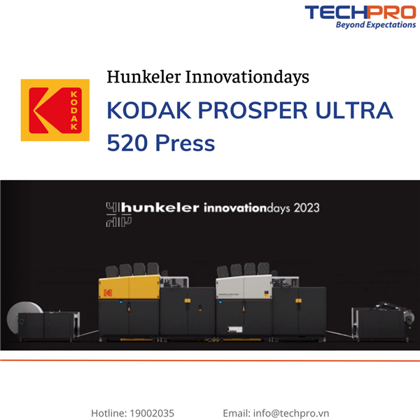 Kodak giới thiệu PROSPER ULTRA 520 Press tại Hunkeler Innovationdays